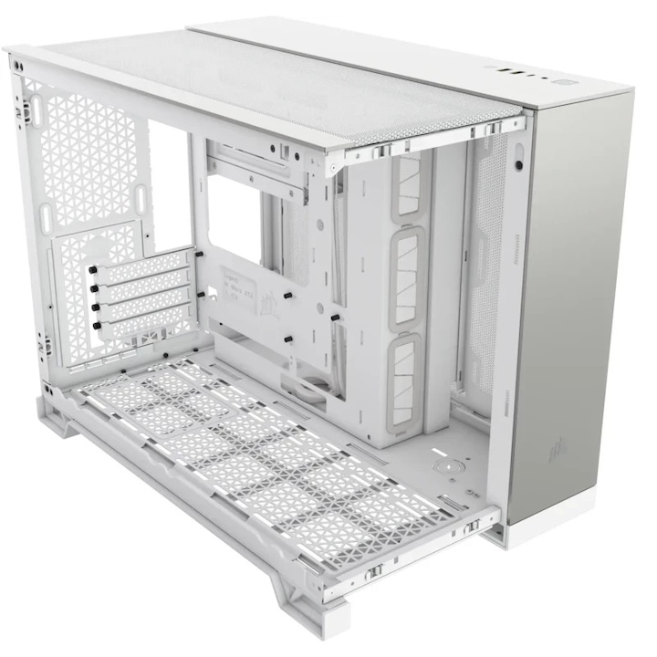 Компютърна кутия CORSAIR 2500X Mid-Tower, White/Satin Gray