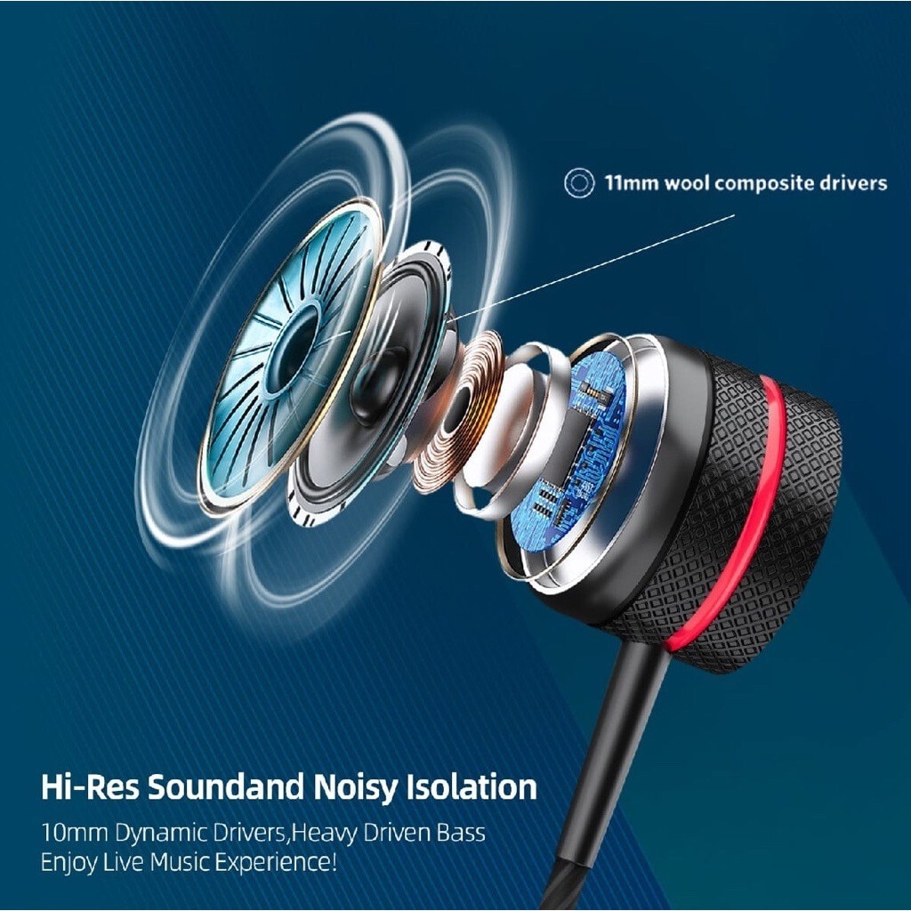 Casti Müller®️ cu fir in-ear si microfon, telecomanda pentru apeluri/volum, DAC ADC 32bit 348Khz, Hi-Res Hi-Fi, 10MM-6μ grafit film negru de fum, bobina dinamica 32 ohmi, mufa type-C 1, 2 metri, Negru