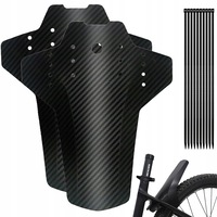 Set 2 bucati aparatori bicicleta HANGZHOU, 24-28 inch, negru, dimensiuni 26,5cm x 22cm