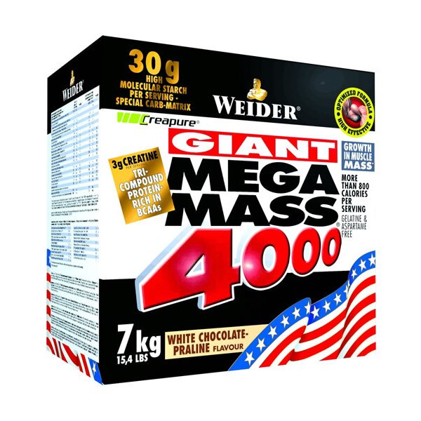 Proteine Weider Giant Mega Mass 4000 7 kg