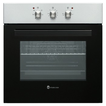 Cuptor electric incorporabil Studio Casa Roma Inox, 6 functii, Timer mecanic, Ventilator, Termostat, Clasa A Cuptor electric incorporabil Studio Casa Roma Inox, 6 functii, Timer mecanic, Ventilator, Termostat, Clasa A