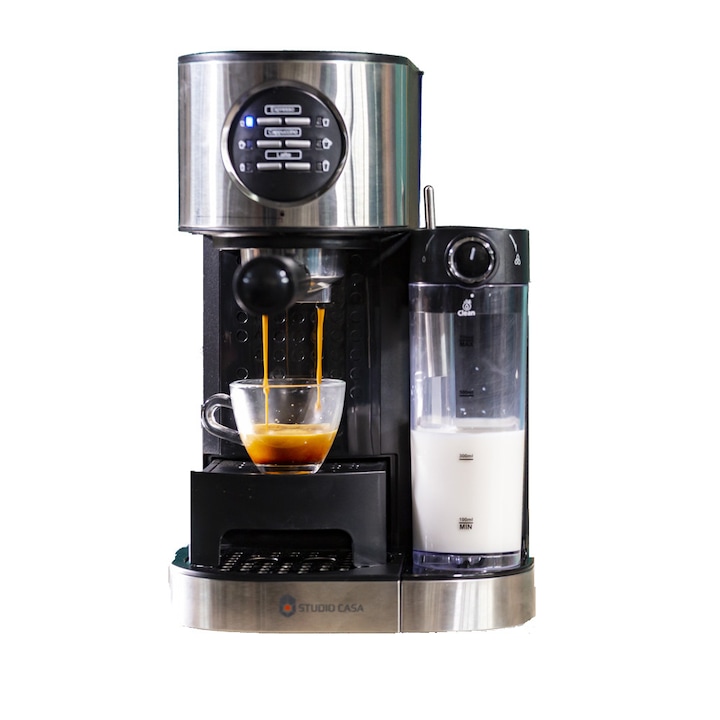 Espressor Studio Casa Barista latte , 15 Bar, 1470 W, 1.2 l, Cana lapte 700 ml