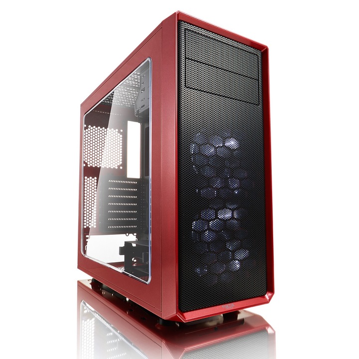 Кутия Fractal Design Focus G, Червен/черен, Middle Tower, 0 W