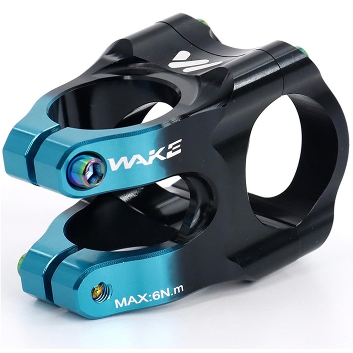 Pipa ghidon, Coroana bicicleta 31.8mm, aluminiu CNC, Gikucnzl, ultra usoara, 60mm, multicolor