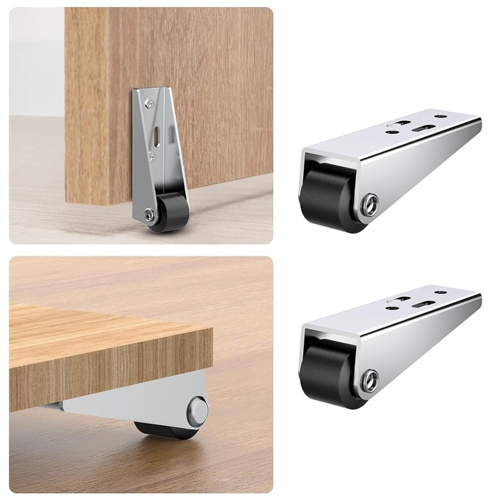 Roti directionale pentru usi din lemn, set 2 buc, constructie rezistenta, 20x4cm