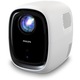 Видеопроектор Philips NeoPix 130 Smart, 120 лумена, True HD 1280 x 720, HDMI, Wi-Fi, Бял