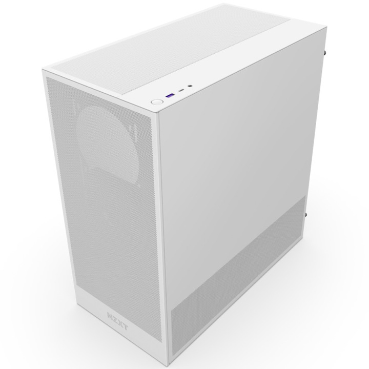 Компютърна кутия NZXT H5 Flow (2024), Mid-Tower, ATX, Бял
