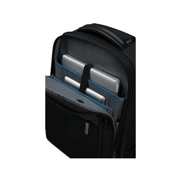 Rucsac pe roti Samsonite Evosight 17.3", negru, 4 compartimente, 25.5 l, 24x34x50cm