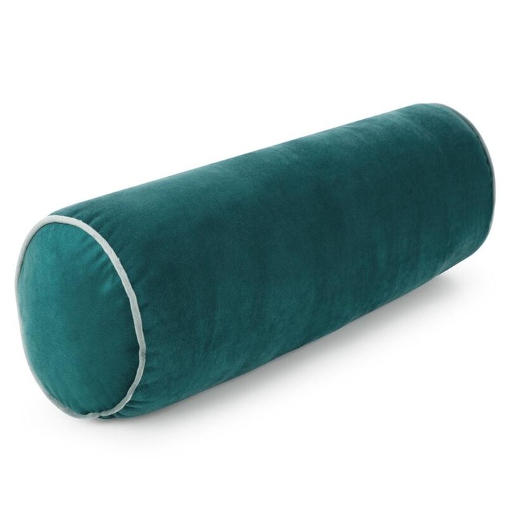 Perna decorativa Gaja, 15x45cm, ciemnoturkusowy, 100% poliester, 220 GSM