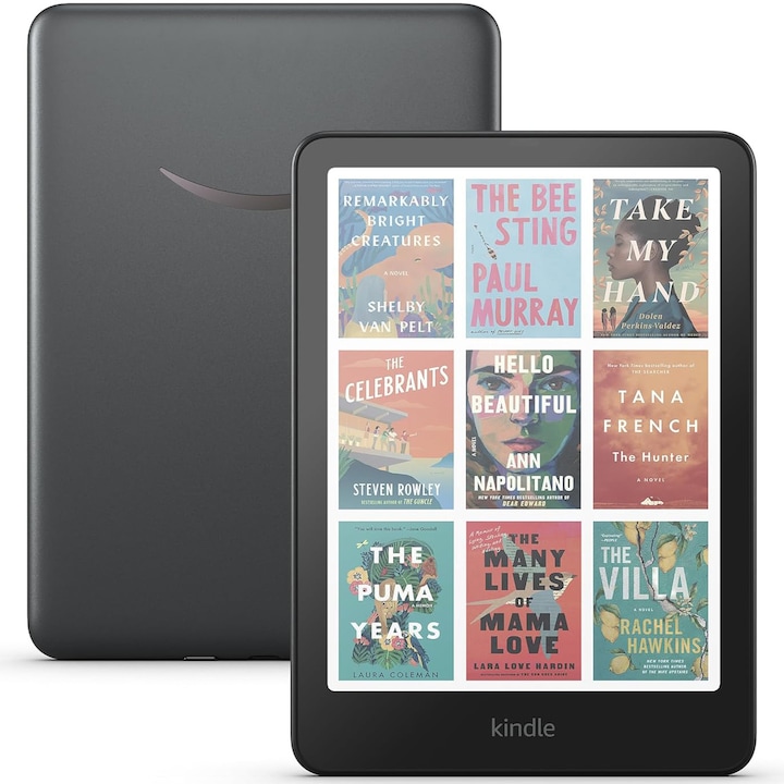 Електронен четец Amazon Kindle Colorsoft Signature Edition, 32 GB, 7" дисплей, Wi-Fi, IPX8, USB-C, Черен