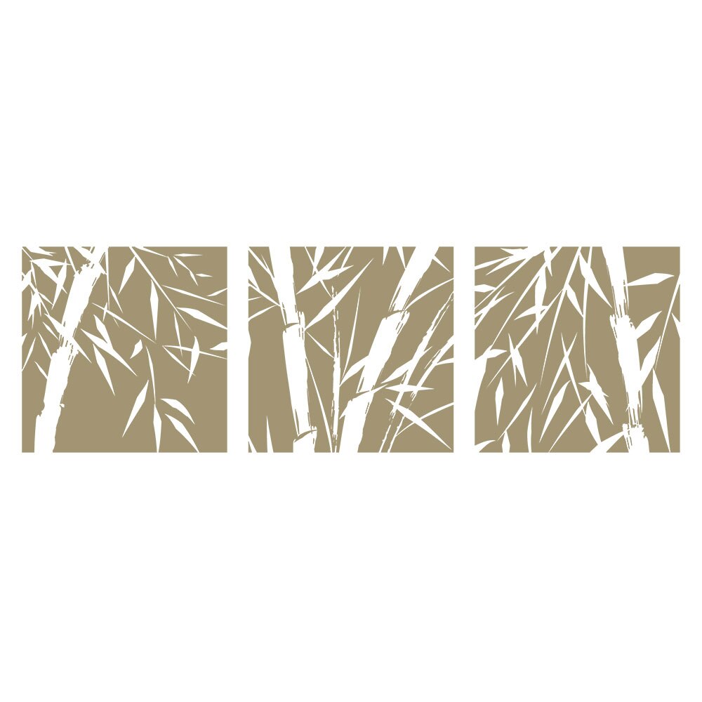 Sticker decorativ Panouri de Bambus - Beige 119x37 cm - BeeStick