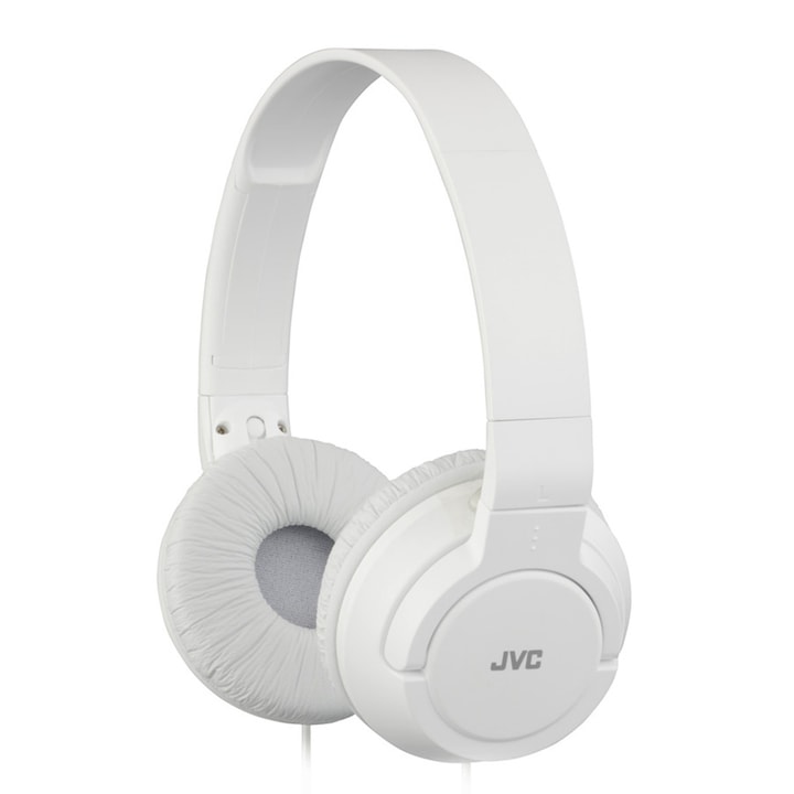 JVC HA-S180-W fejhallgató, DJ típusú, Nagyon könnyű, Fehér