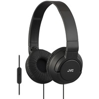 Casti audio cu banda JVC HA-SR185-B, tip DJ, Ultrausoare, Control Telefon, Negru