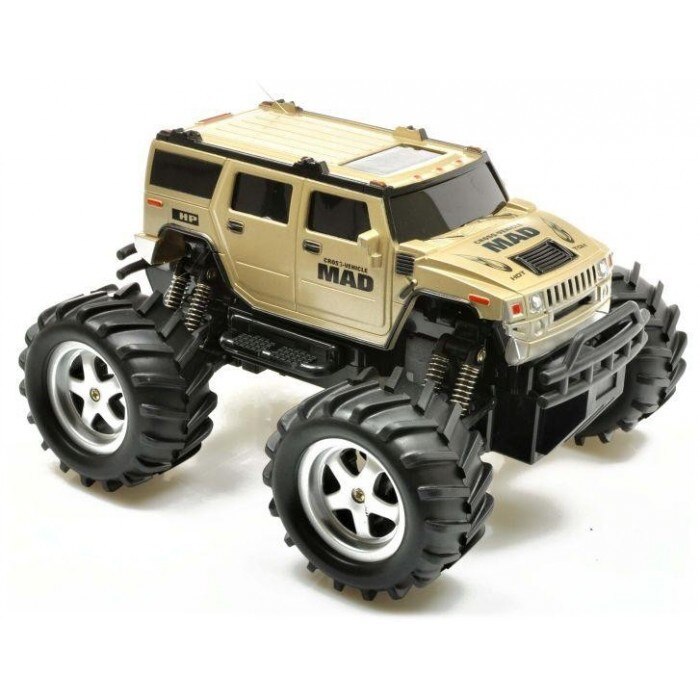 Masina cu telecomanda Mad Monster Truck 1:16 - Auriu