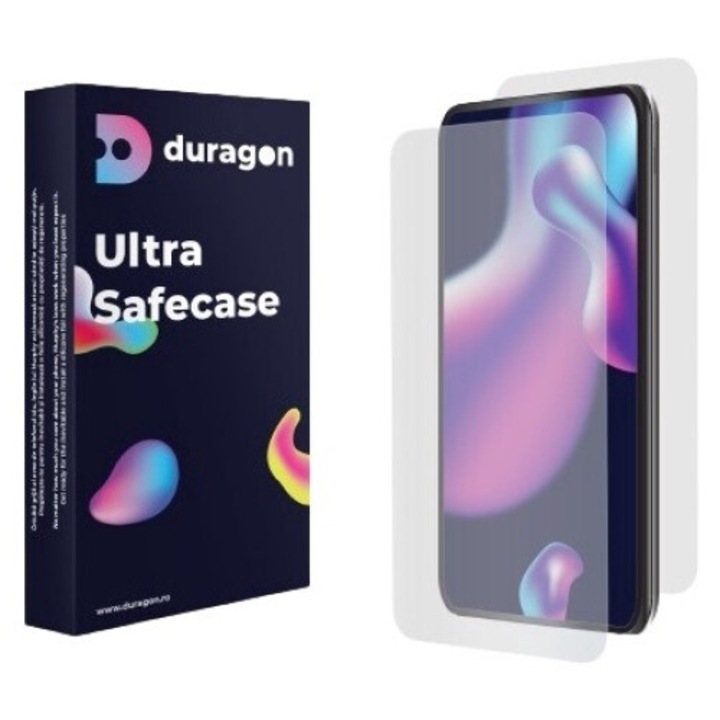Комплект силиконови фолиа Duragon, съвместими с Micromax Vdeo 3, антибактериални, предна и задна защита