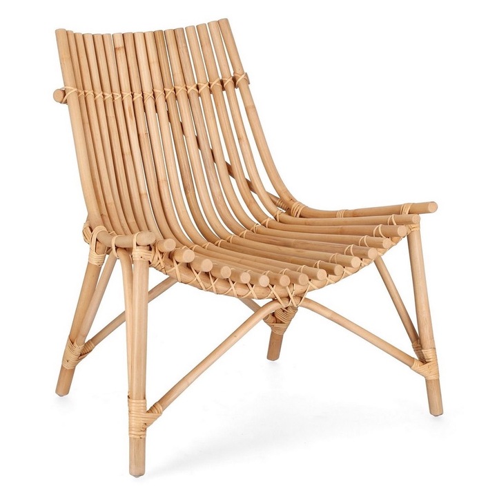 Комплект 2 кресла от естествен ратан Menendez 77x80x84 см