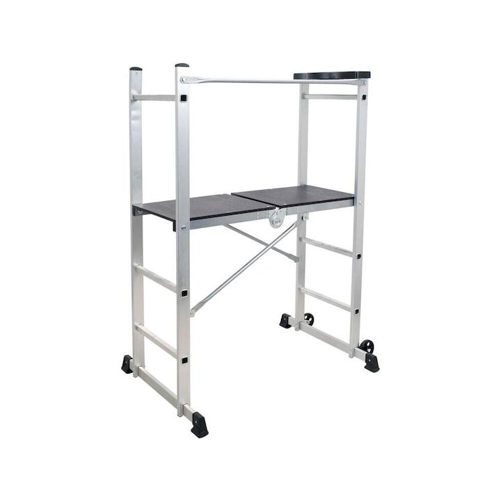 Schela pliabila cu platforma de lucru Yato, 154x113,5x86cm, 12,5kg, antiderapant