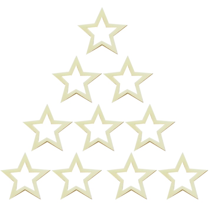 Sticker decorativ, Set Fairy 10 Stelute L Startonight, luminoase in intuneric