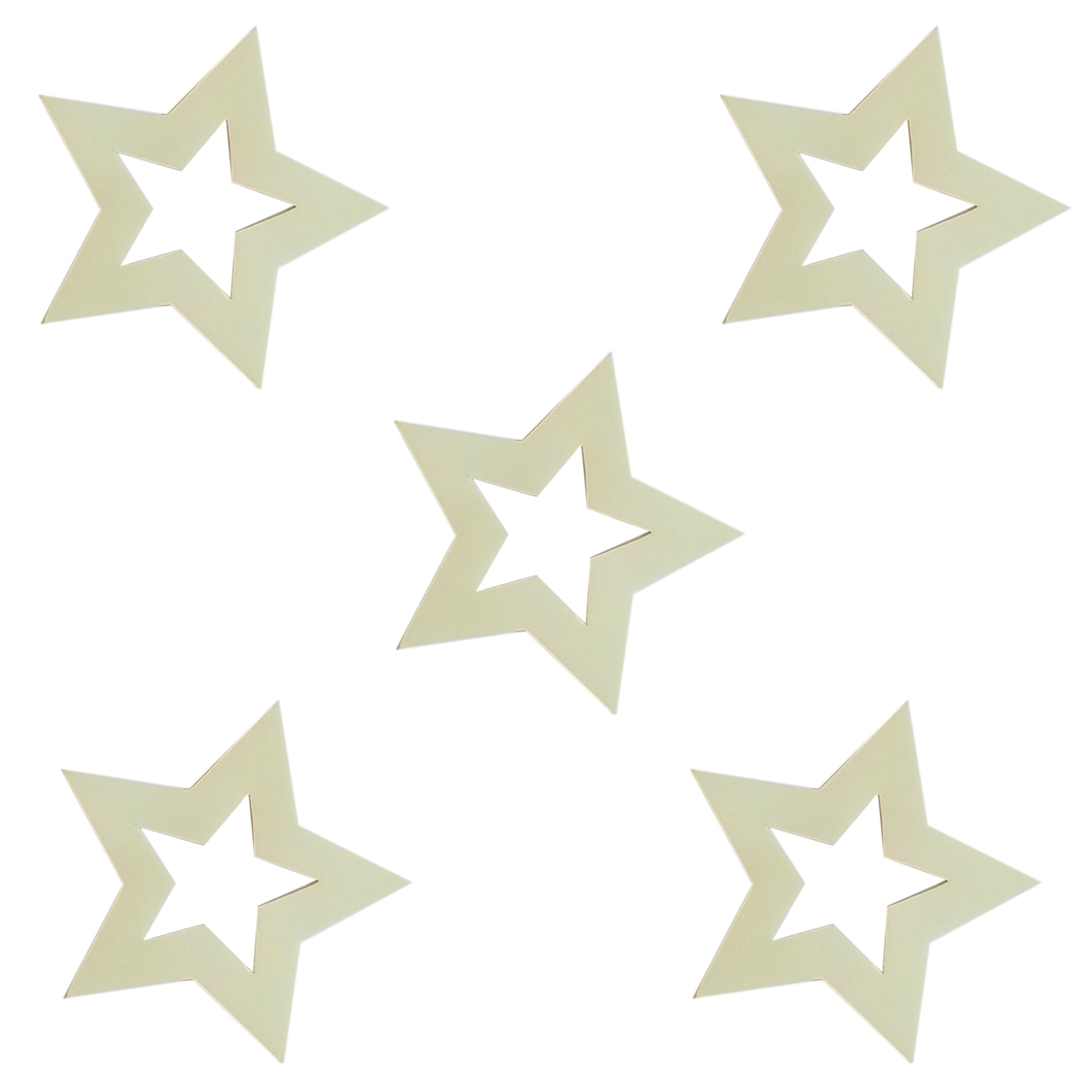 Sticker decorativ, Set Fairy 5 Stelute XL Startonight, luminoase in intuneric