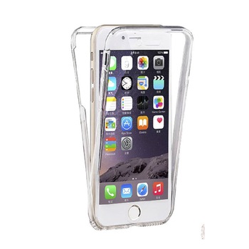 Husa Aisi Full Cover 360° Silicon pentru Iphone 6/6S Plus Transparent Husa Aisi Full Cover 360° Silicon pentru Iphone 6/6S Plus Transparent