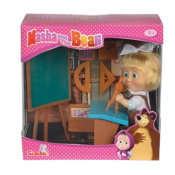 Set papusa Masha and the Bear, Masha la scoala Set papusa Masha and the Bear, Masha la scoala