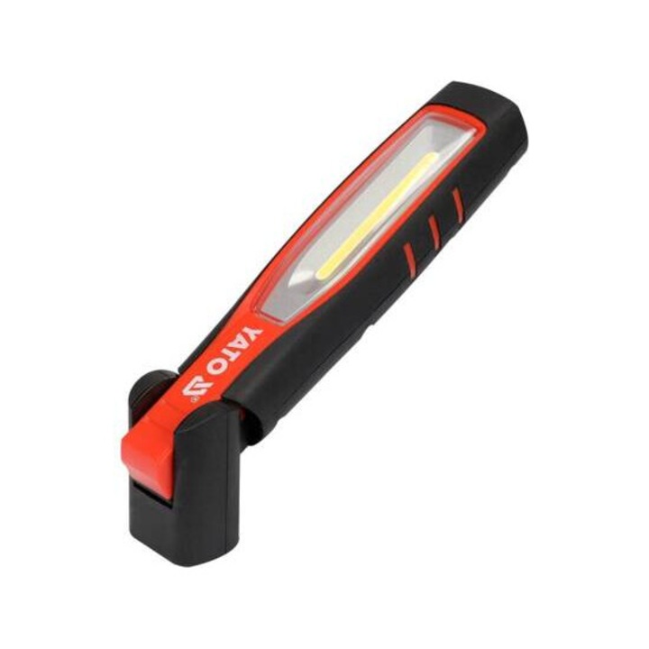 Lampa de lucru cu acumulator Yato, 10W, 1000lm, IP65, 260x53x39,3mm, culoare haki