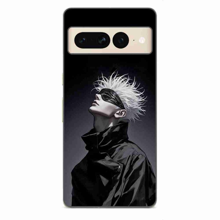 Husa compatibila cu Google Pixel 7 Pro Silicon Gel Tpu Model Jujutsu Kaisen Gojo Satoru