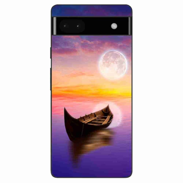 Кейс съвместим с Google Pixel 6A Silicone Gel Tpu Модел Moonlit Serenity