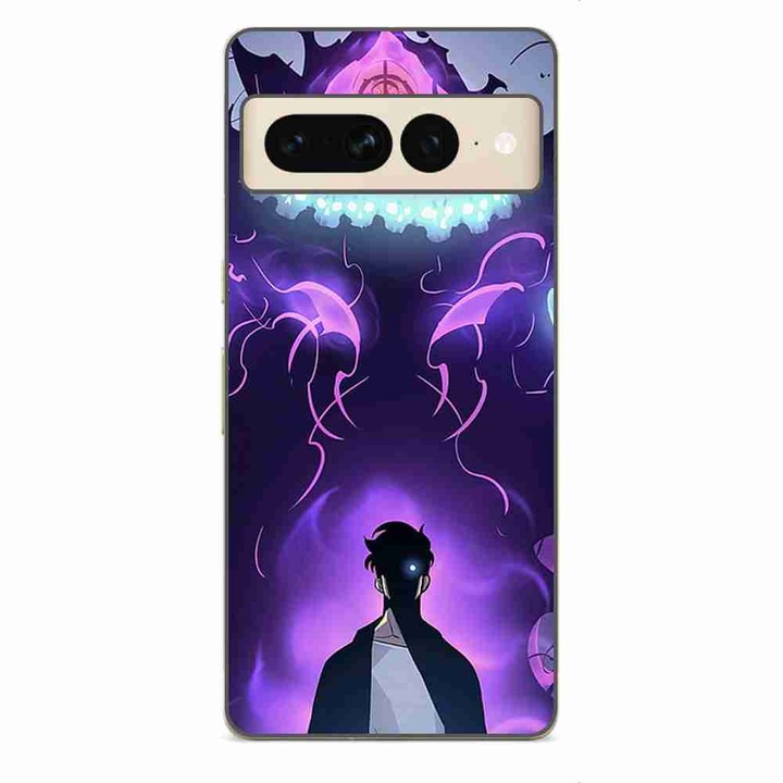 Husa compatibila cu Google Pixel 8 Pro Silicon Gel Tpu Model Solo Leveling Demon