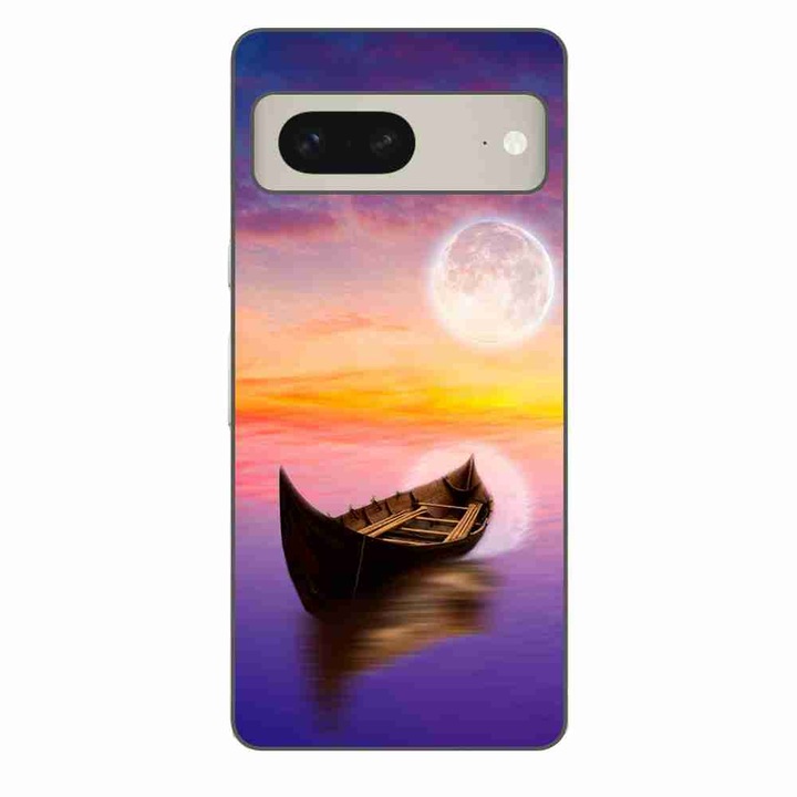Husa compatibila cu Google Pixel 7 Silicon Gel Tpu Model Moonlit Serenity
