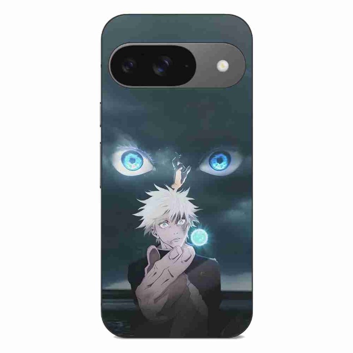 Husa compatibila cu Google Pixel 9 Pro Silicon Gel Tpu Model Jujutsu Kaisen Six Eyes