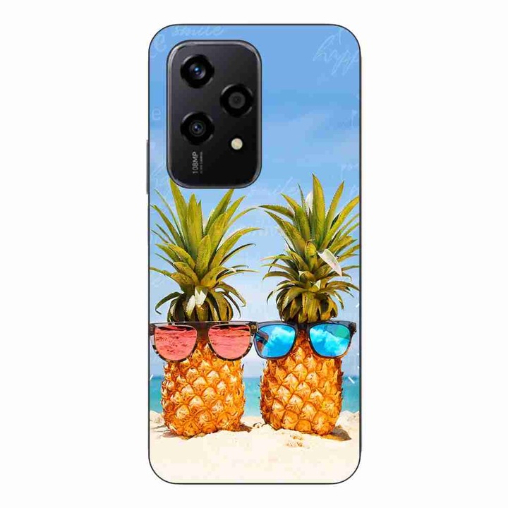 Калъф, съвместим с Honor 200 Lite Silicone Gel Tpu Модел Beach Pinneaples