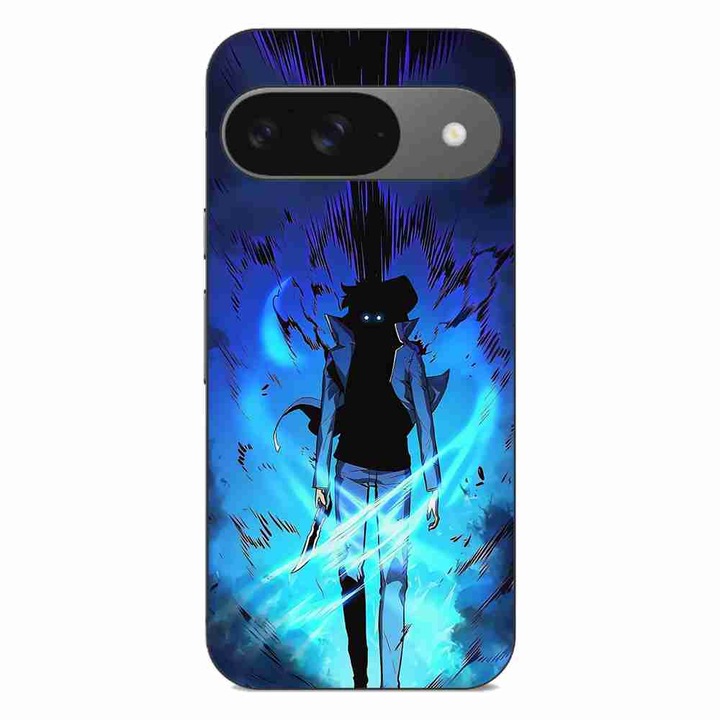 Husa compatibila cu Google Pixel 9 Pro Silicon Gel Tpu Model Solo Leveling Aura