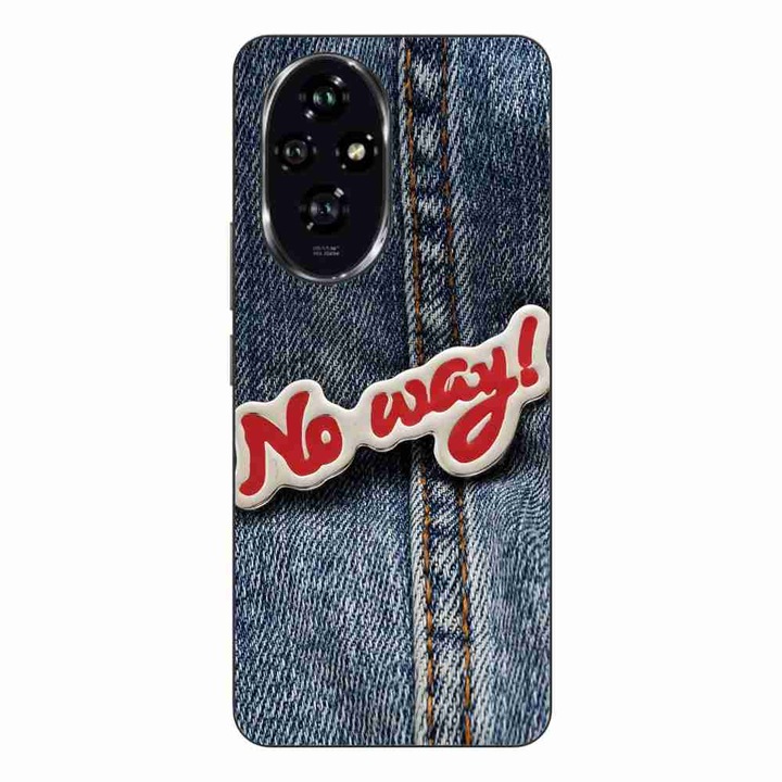 Кейс, съвместим с Honor 200 Silicone Gel Tpu Model No Way Jeans