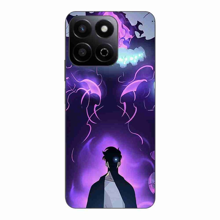 Husa compatibila cu Honor 200 Smart Silicon Gel Tpu Model Solo Leveling Demon