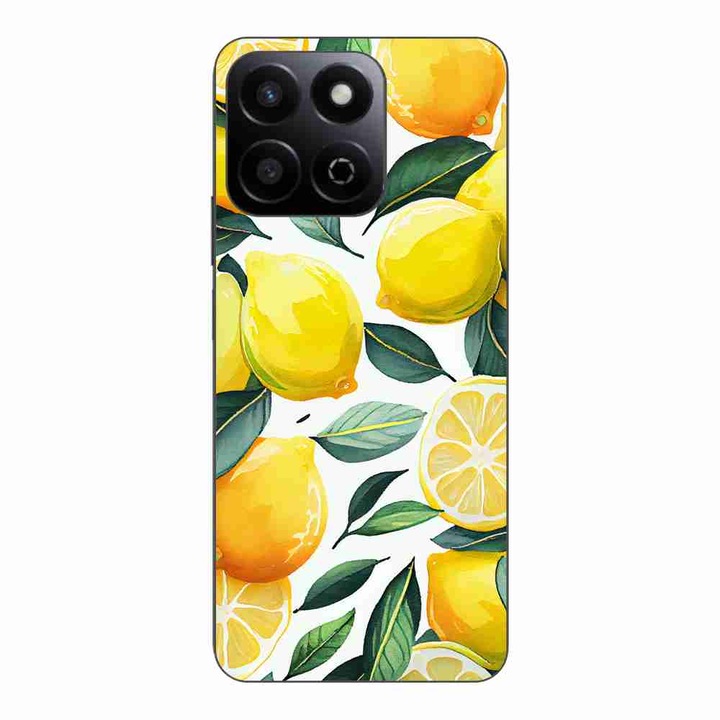 Husa compatibila cu Honor 200 Smart Silicon Gel Tpu Model Lemons Pattern