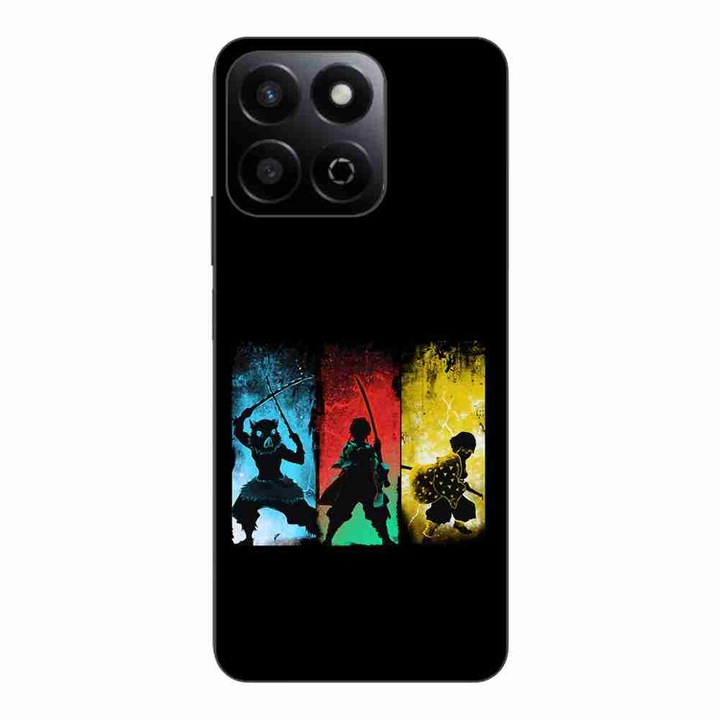 Husa compatibila cu Honor 200 Smart Silicon Gel Tpu Model Demon Slayer Team