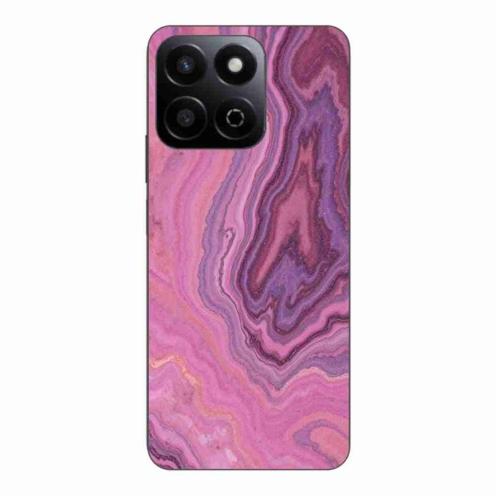 Husa compatibila cu Honor 200 Smart Silicon Gel Tpu Model Pink Quartz Marble