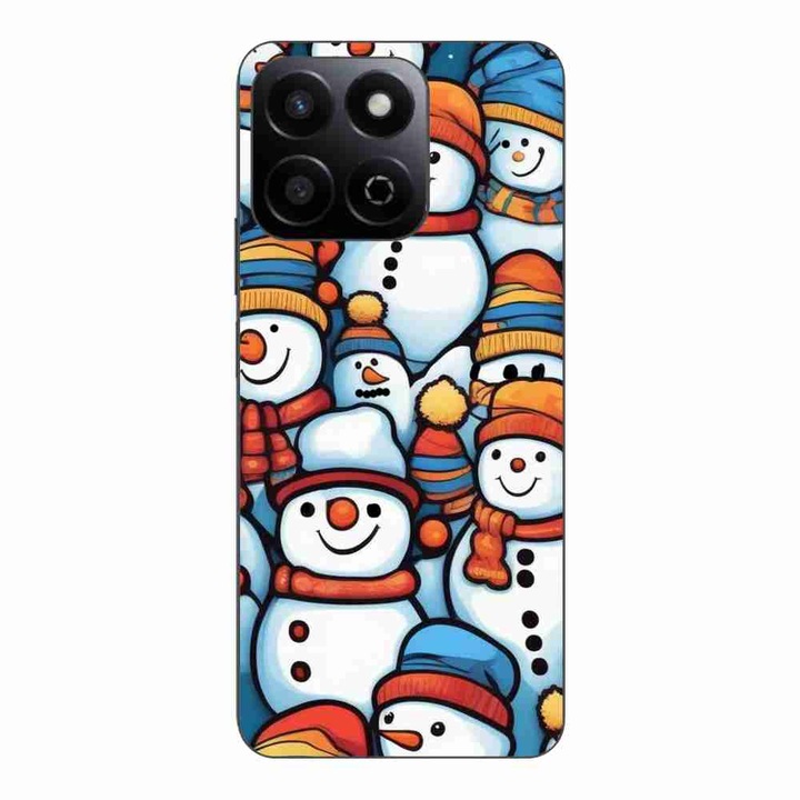 Husa compatibila cu Honor 200 Smart Silicon Gel Tpu Model Snowman Pattern