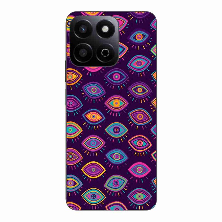 Husa compatibila cu Honor 200 Smart Silicon Gel Tpu Model Tribal Eyes