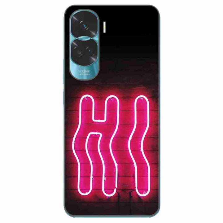 Husa compatibila cu Honor 90 Lite 5G Silicon Gel Tpu Model Neon Hi