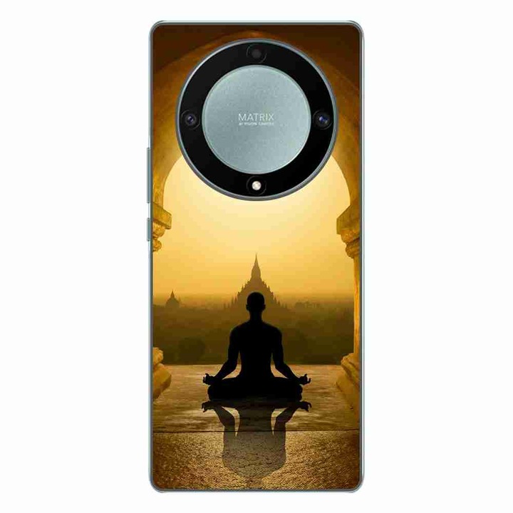 Husa compatibila cu Honor Magic 5 Lite Silicon Gel Tpu Model Meditation