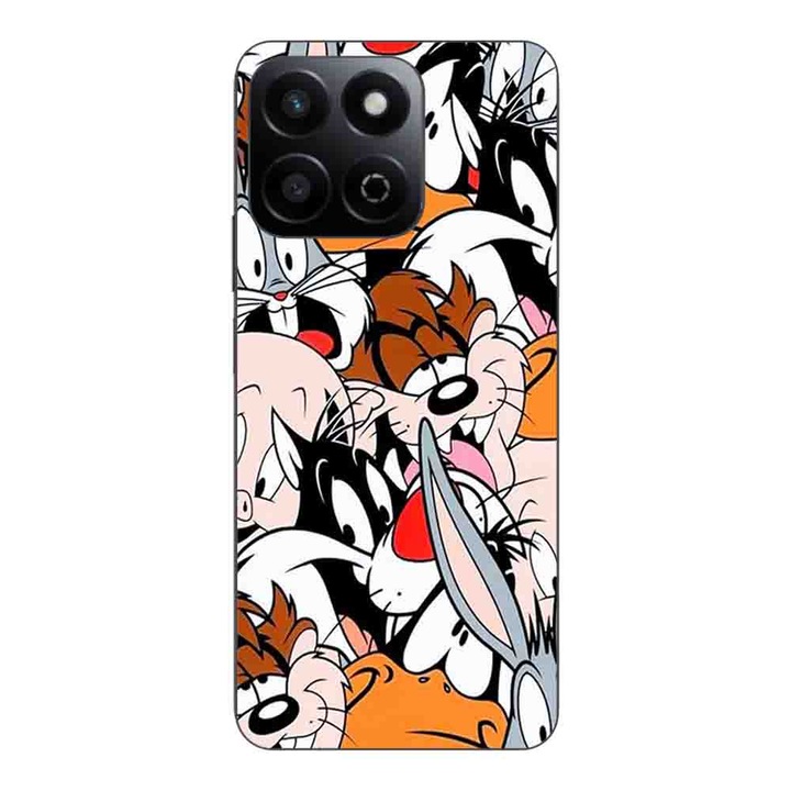 Husa compatibila cu Honor 200 Smart Silicon Gel Tpu Model Looney Tunes