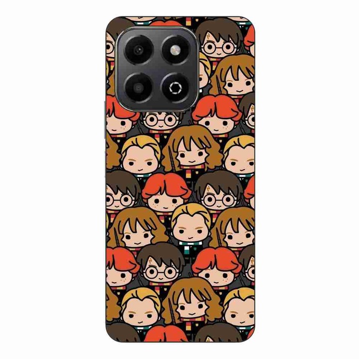 A tok kompatibilis a Honor X6b Silicone Gel Tpu modell Harry Potter Pattern Faces modelljével