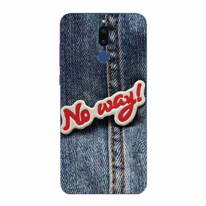 Husa compatibila cu Huawei Mate 10 Lite Silicon Gel Tpu Model No Way Jeans