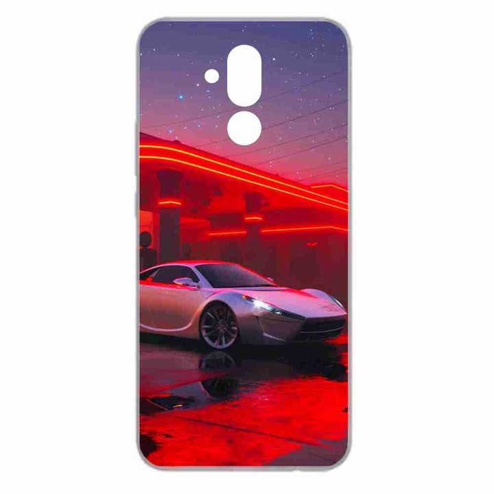 Кейс, съвместим с модел Huawei Mate 20 Lite Silicon Gel Tpu Future Car