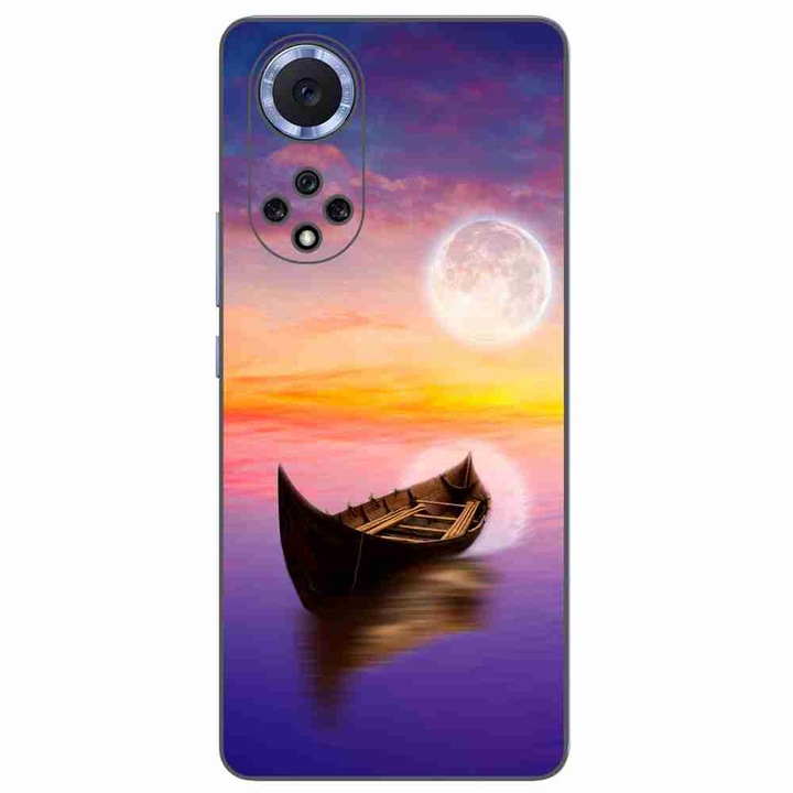 Кейс, съвместим с Huawei Nova 9 Silicone Gel Tpu Модел Moonlit Serenity