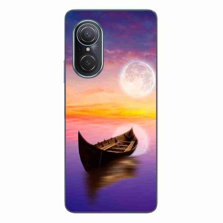 Кейс, съвместим с Huawei Nova 9 SE Silicone Gel Tpu Модел Moonlit Serenity