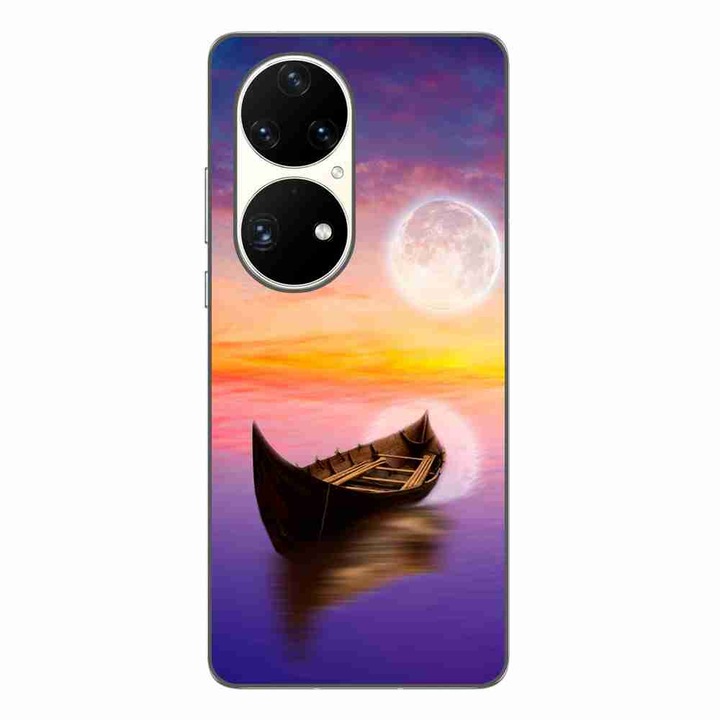 Кейс съвместим с Huawei P50 Pro Silicone Gel Tpu Модел Moonlit Serenity