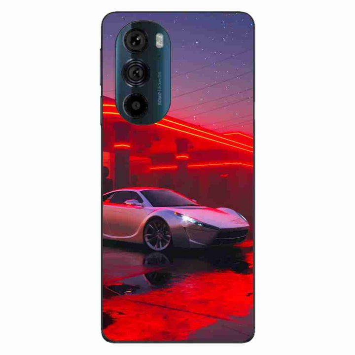 Кейс, съвместим с модел Motorola Edge 30 Pro Silicon Gel Tpu Future Car